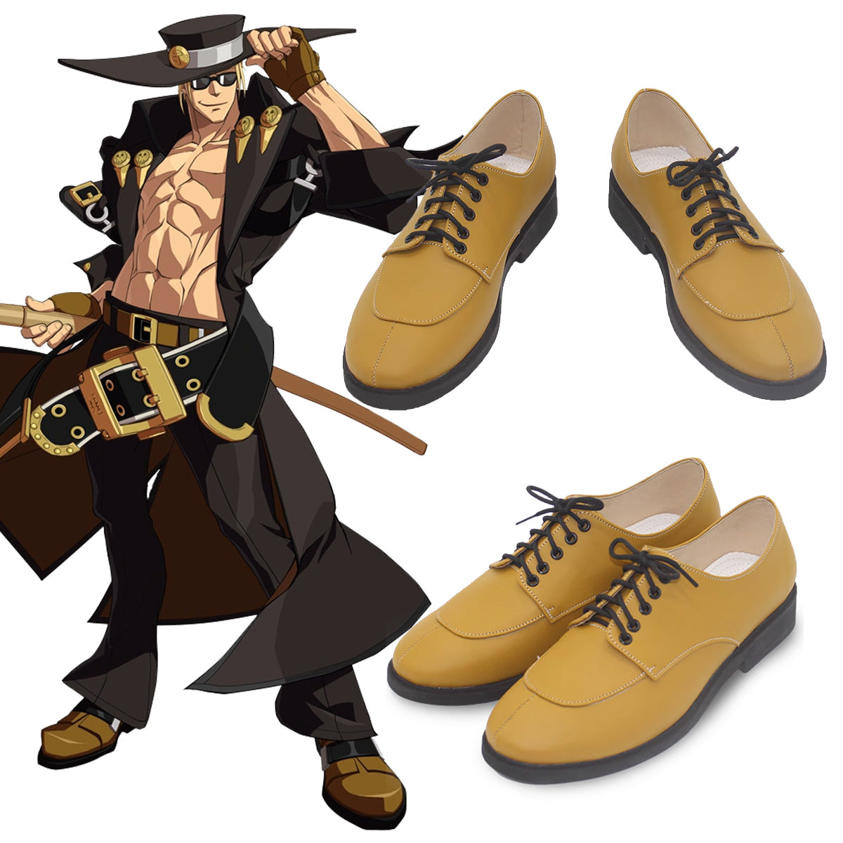 Guilty Gear_Strive_ Johnny Cosplay Shoes Shoes/Boots - Tophatter Daily Deals